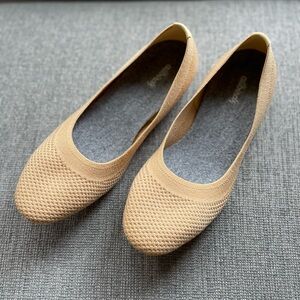 ALLBIRDS tree breezer knit beige flats